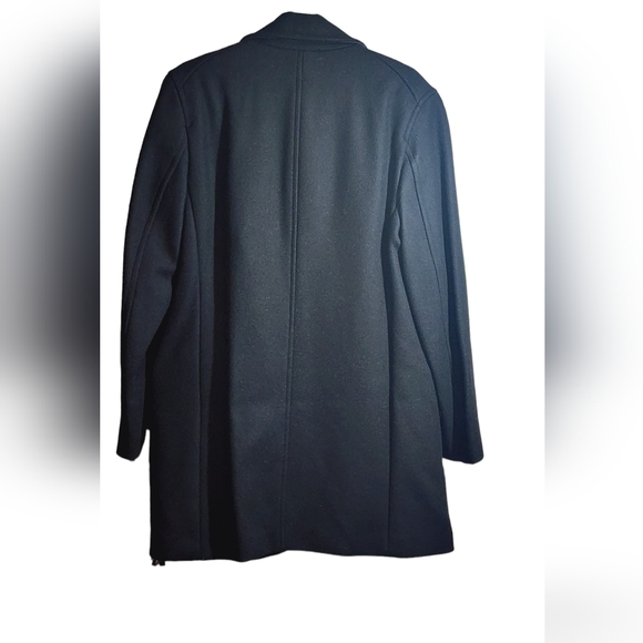 Men's Trench Coat, Black, Med. - Picture 7 of 8